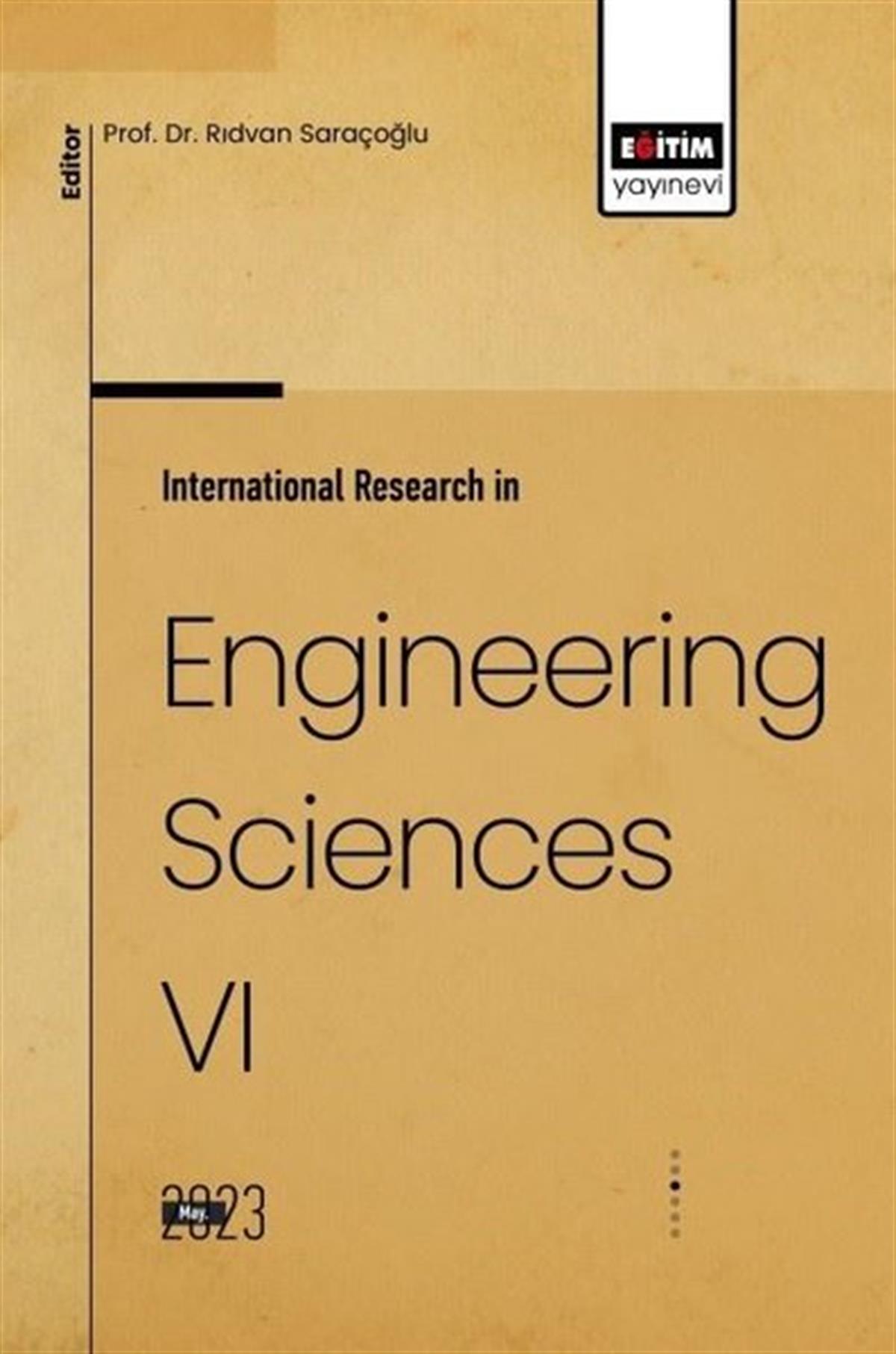 KolektifScienceInternational Research in Engineering Sciences - 6