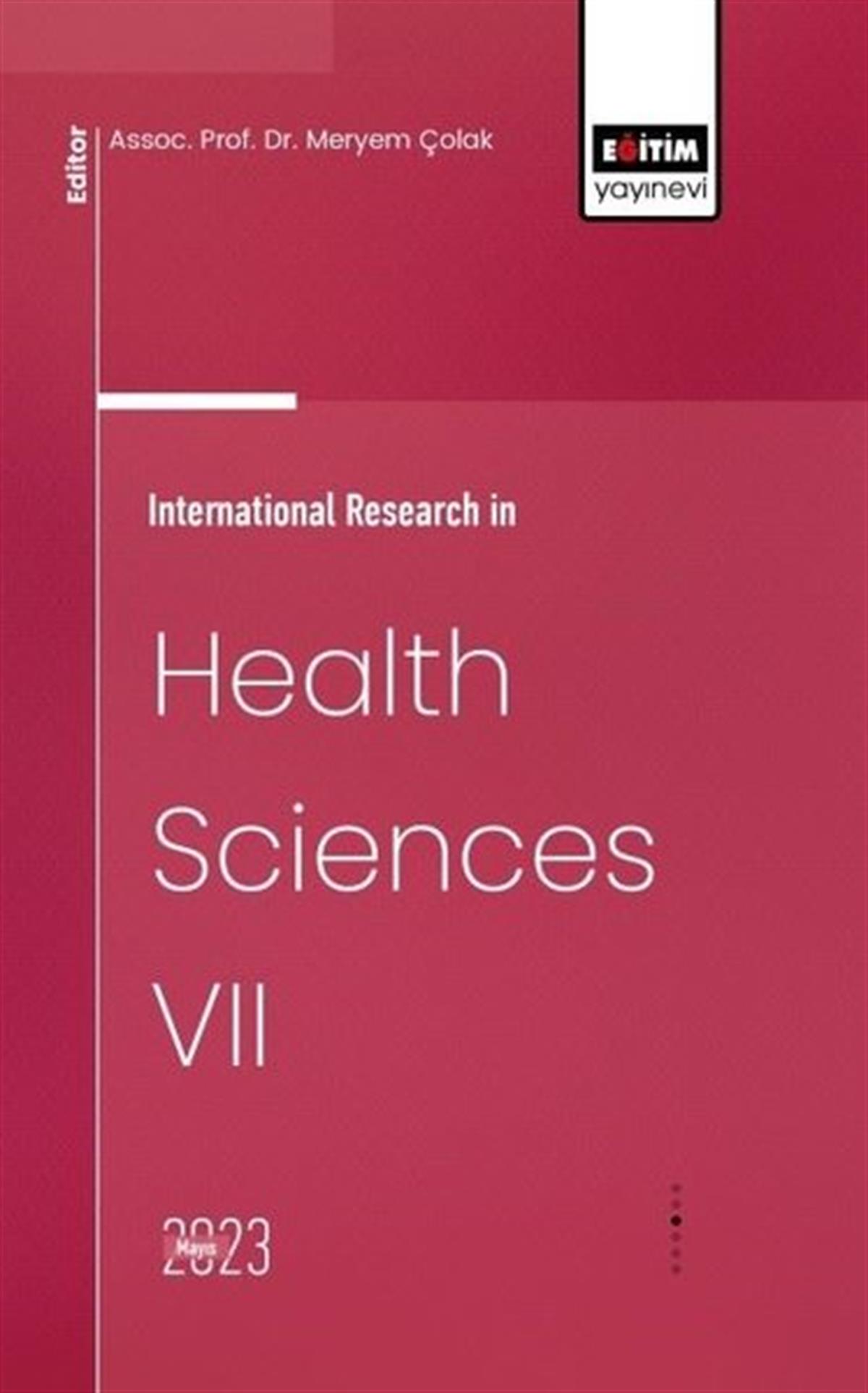 KolektifScienceInternational Research in Health Sciences - 7
