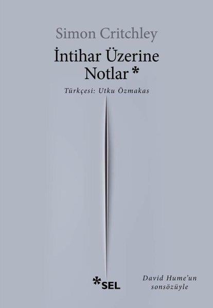 Simon CritchleyDeneme Kitaplarıİntihar Üzerine Notlar