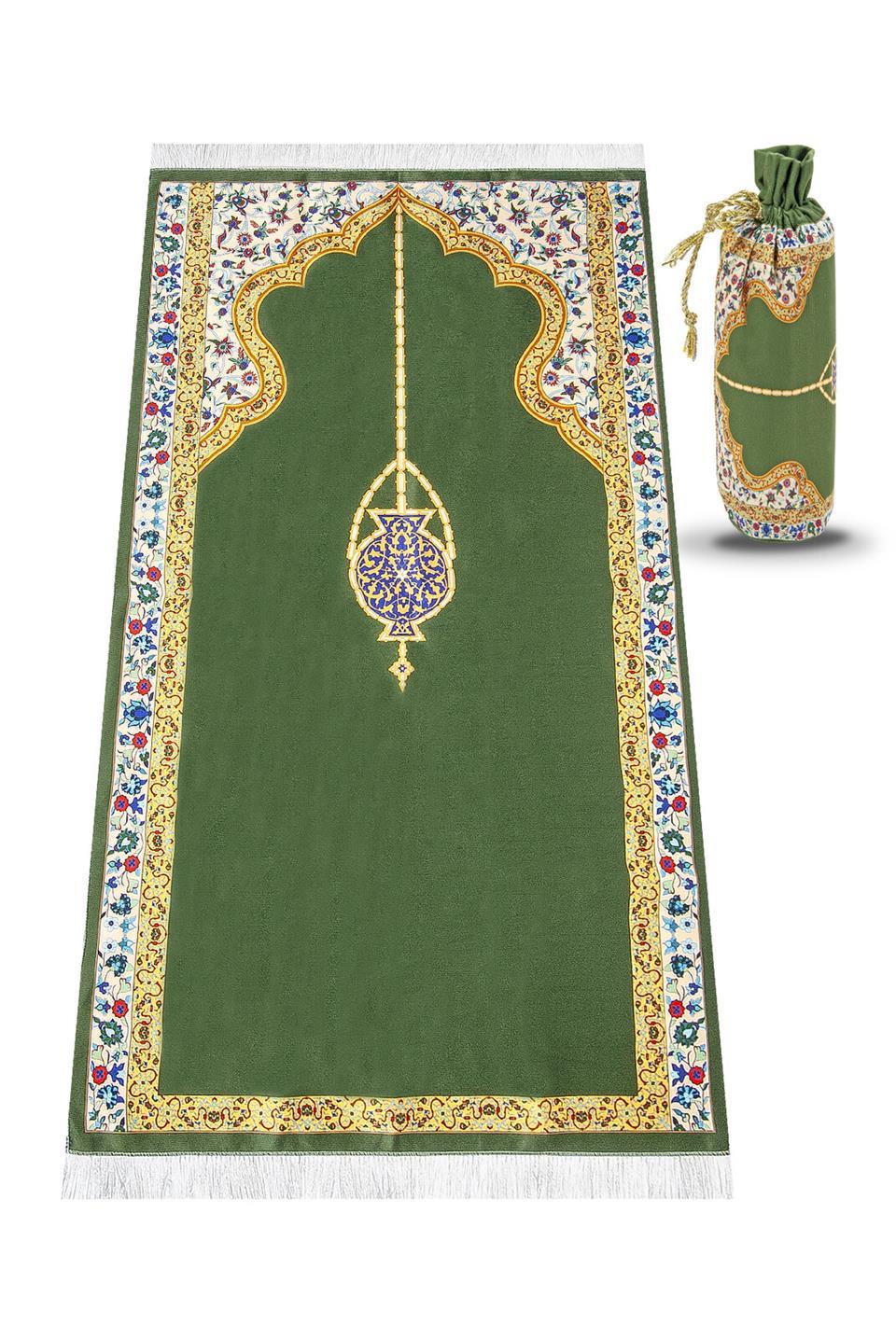 İpek Dokulu Taşıma Çantalı Seccade IPK05