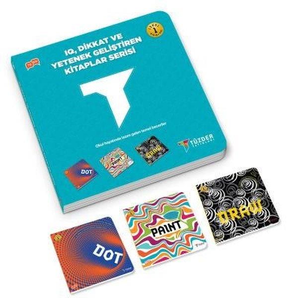 KolektifEgitim Etkinlik KitaplariIQ Dikkat ve Yetenek Geliştiren Kitaplar Serisi Level 1-Dot Paint Draw