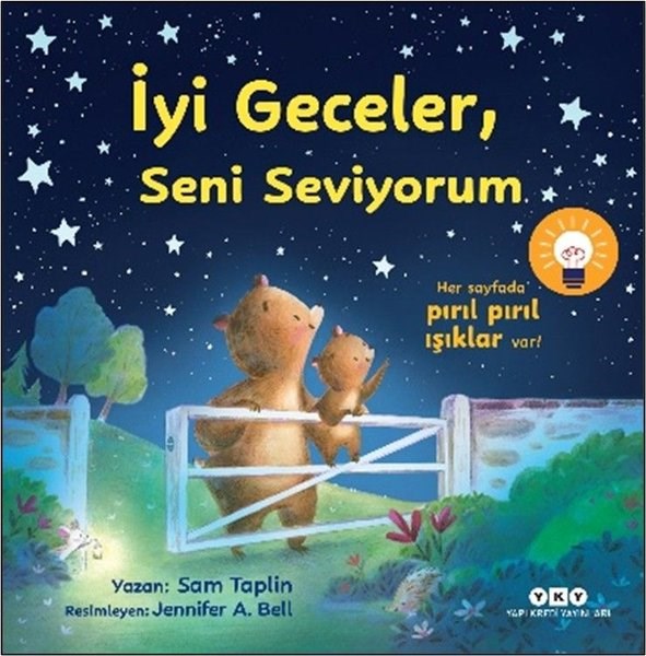 Sam TaplinEgitim Etkinlik Kitaplariİyi Geceler Seni Seviyorum-Işıklı Kitap