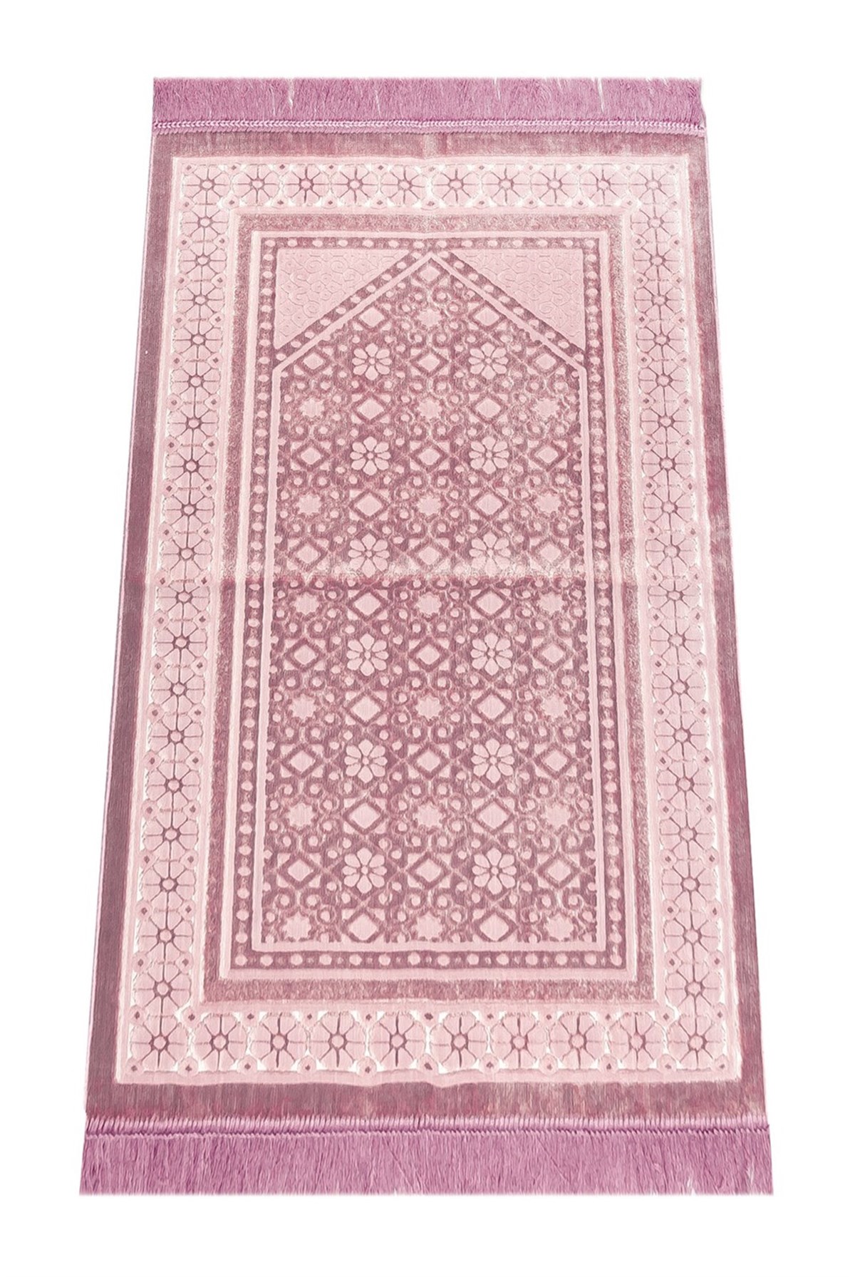 Kadife İnci Seccade Velvet Pearl - Gül Kurusu
