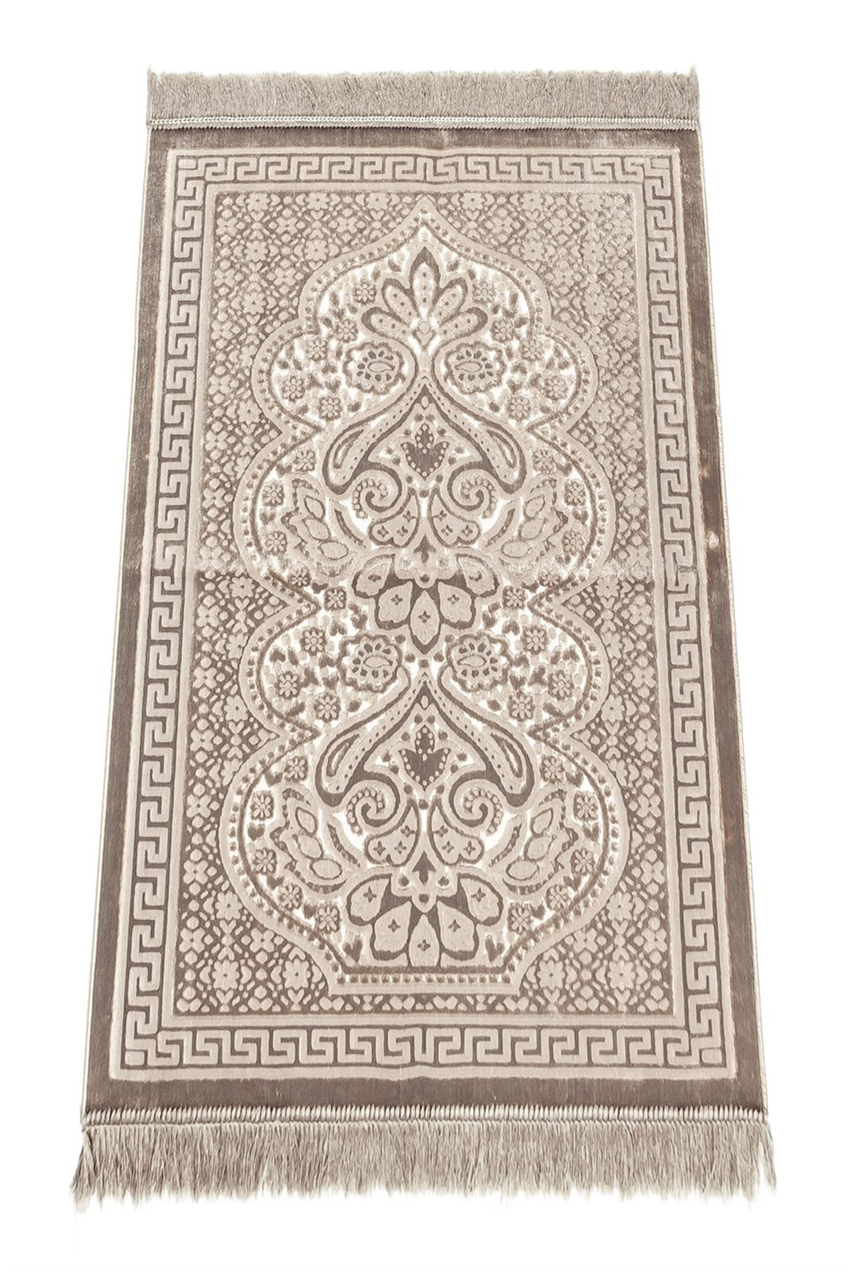 Kadife İnci Seccade Velvet Pearl - Kahverengi