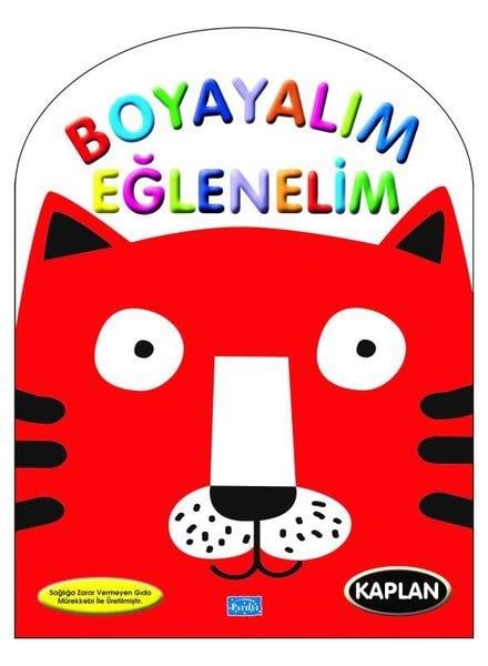KolektifEgitim Etkinlik KitaplariKaplan - Boyayarak Eğlenelim
