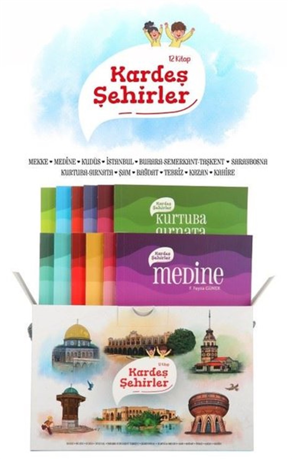 KolektifEgitim Etkinlik KitaplariKardeş Şehirler - 12 Kitap Takım Kutulu