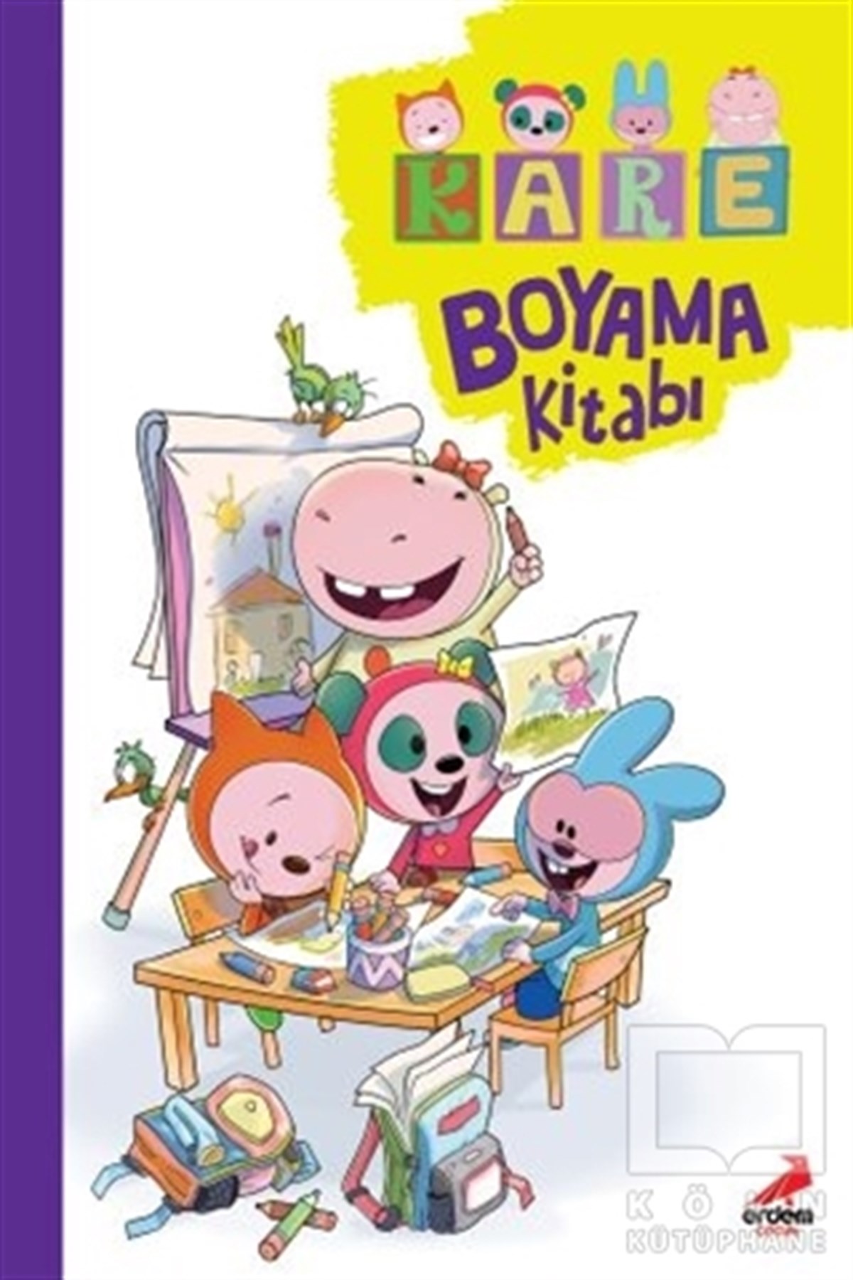 KolektifBoyama KitaplarıKare - Boyama Kitabı