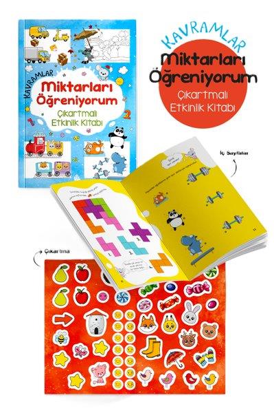 KolektifEgitim Etkinlik KitaplariKavramlar - Miktarları Öğreniyorum Çıkartmalı Etkinlik Kitabı 3 + Yaş