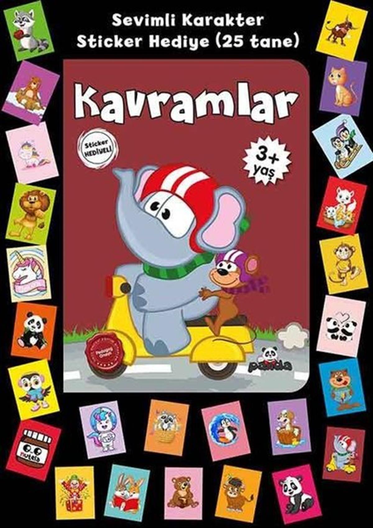 Afife ÇorukEgitim Etkinlik KitaplariKavramlar - Stickerlı 3+ Yaş