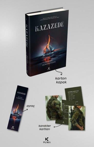 Şevval DemirdöğerTürkiye RomanKazazede 1 - Ayraç ve Karakter Kartı Hediyeli