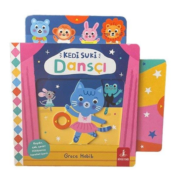 Grace HabibSesli Görüntülü Çocuk KitaplariKedi Suki Dansçı - Hareketli Kitap
