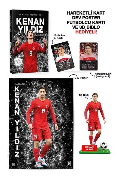 Ömer Fikret ŞenÇocuk Gençlik RomanlarıKenan Yıldız - Sahanın Yıldızları - Hareketli Kart - Dev Poster - Futbolcu Kartı ve 3D Biblo Hediyel