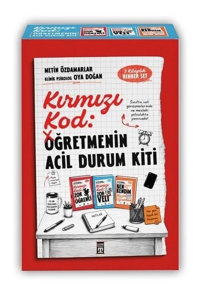 Metin ÖzdamarlarKişisel Gelişim KitaplarıKırmızı Kod: Öğretmenin Acil Durum Kiti Seti - 3 Kitap Takım