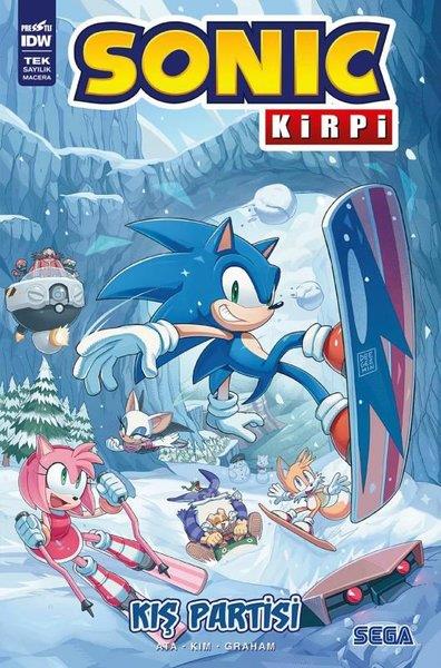 Iasmin Omar AtaÇocuk Çizgi RomanlarıKirpi Sonic - Kış Partisi