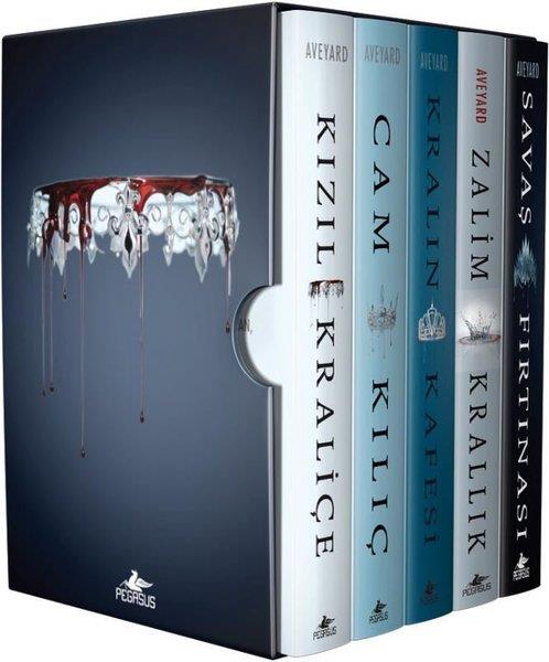 Victoria AveyardFantasy und RomaneKızıl Kraliçe Serisi-Kutulu Özel Set-5 Kitap Takım