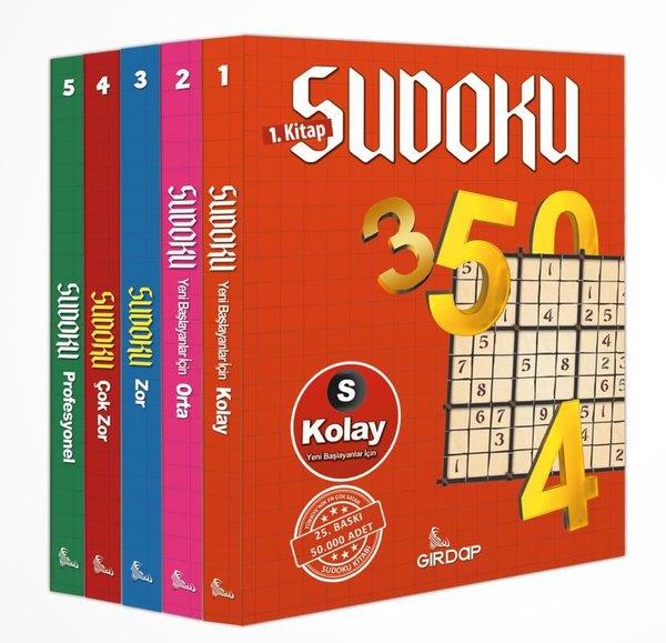 Salim ToprakBilmece & Bulmaca KitaplarıKolaydan Zora Sudoku Seti - 5 Kitap Takım