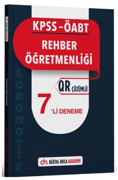 KolektifKPSS Deneme Sinavi - Yaprak TestKPSS ÖABT Rehber Öğretmenliği Lokomotif Serisi QR Çözümlü 7'li Deneme