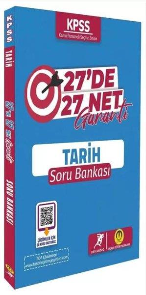 KolektifKPSS Soru Bankasi KitaplariKPSS Tarih 27 de 27 Net Garanti Soru Bankası Video Çözümlü