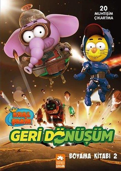 KolektifEgitim Etkinlik KitaplariKral Şakir Geri Dönüşüm Boyama Kitabı - 2