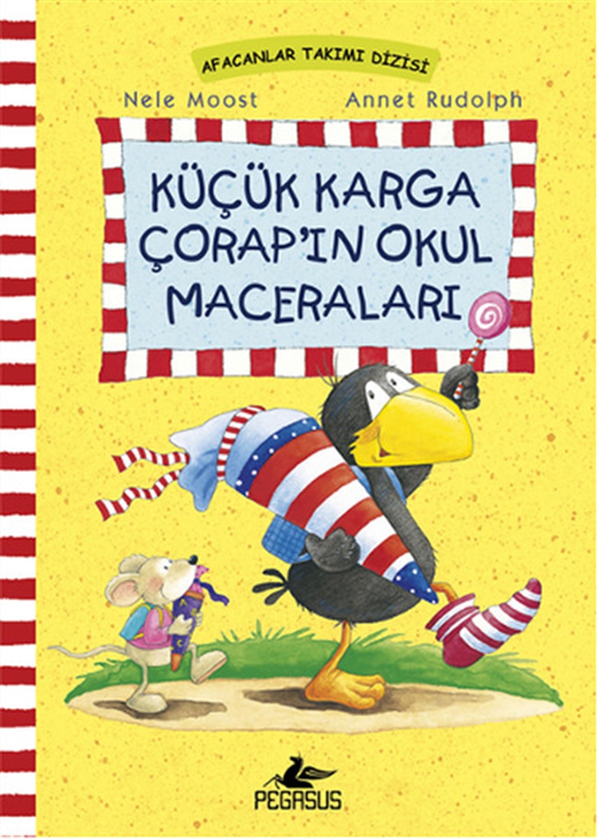 Annet RudolphÇocuk Masal KitaplarıKüçük Karga Çorap'ın Okul Maceraları