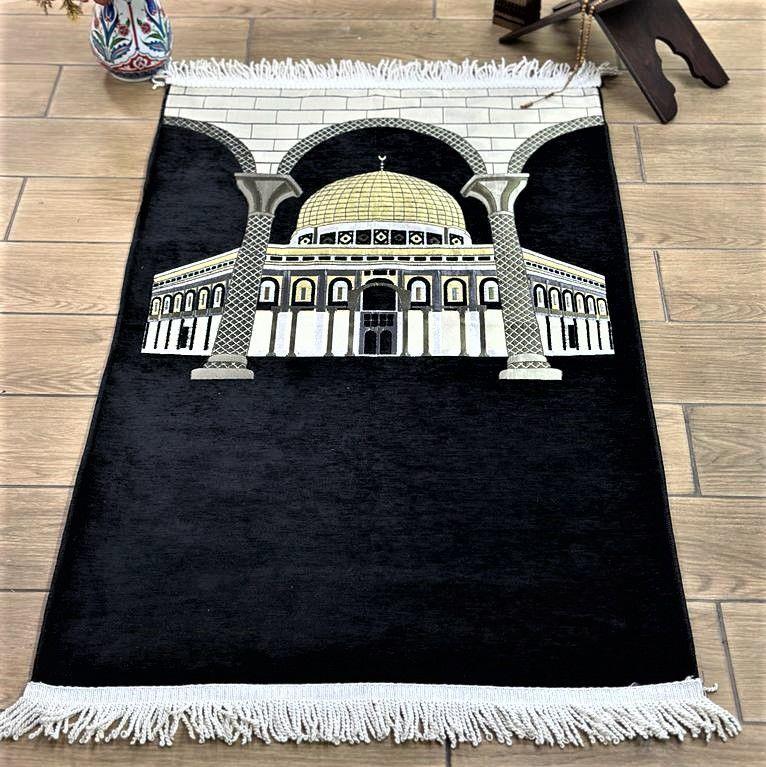 Kudüs Seccade Siyah 111*65 cm