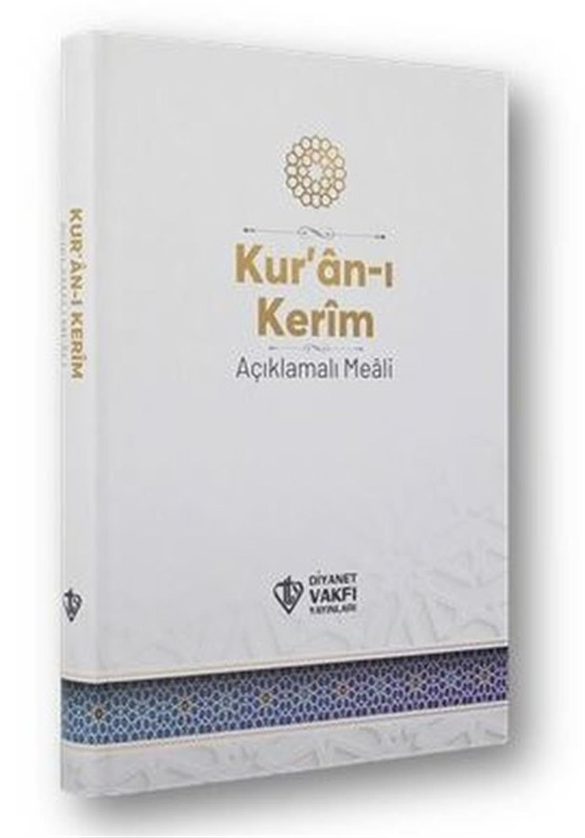 Kolektifİslami KitaplarKur'an-ı Kerim Açıklamalı Meali - Orta Boy - Beyaz Kapak