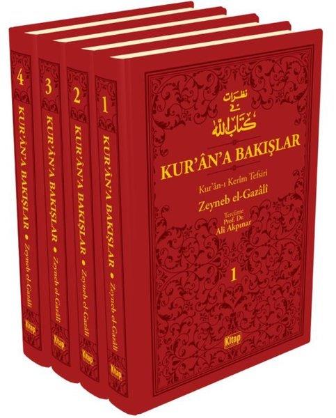 Zeyneb Gazaliİslami KitaplarKur'an'a Bakışlar Kur'an-ı Kerim Tefsiri Kırmızı Set - 4 Kitap Takım