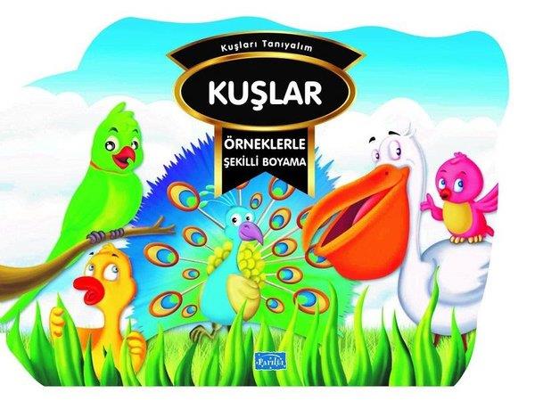 KolektifBoyama KitaplarıKuşlar - Örneklerle Şekilli Boyama