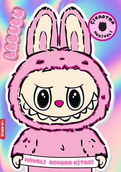 KolektifEgitim Etkinlik KitaplariLabubu Pembe Çıkartma Hediyeli Boyama Kitabı