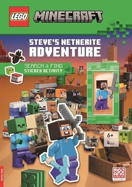 LegoChildrenLEGO Minecraft Steve’s Netherite Adventure Search & Find Sticker Activity