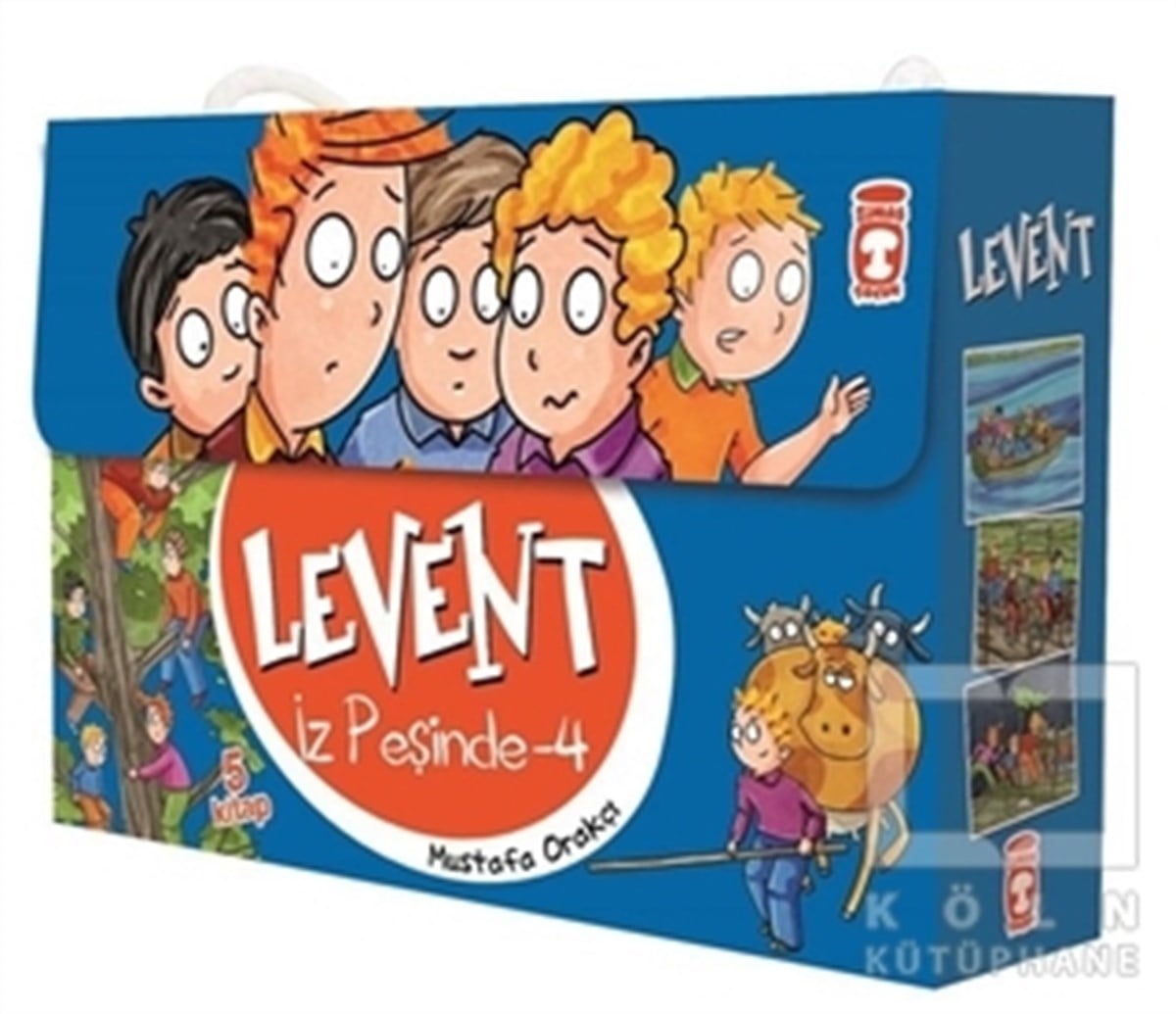Levent İz Peşinde 4 Set (5 Kitap)