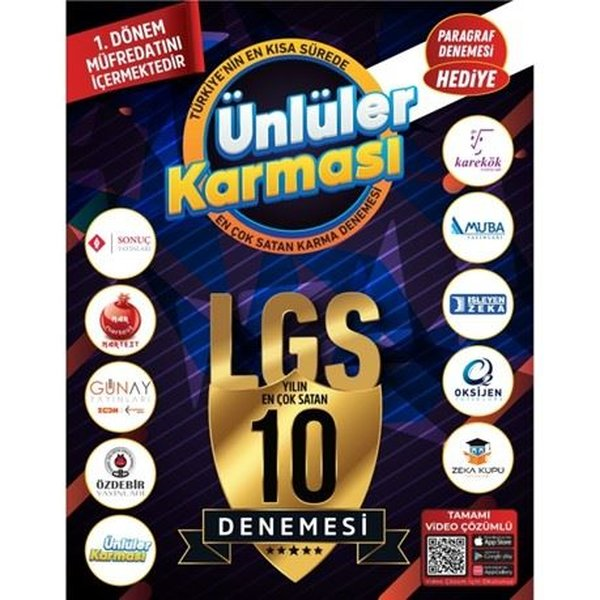 KolektifLGS Deneme Sinavi - Yaprak TestLGS 1.Dönem 10 Karma Deneme