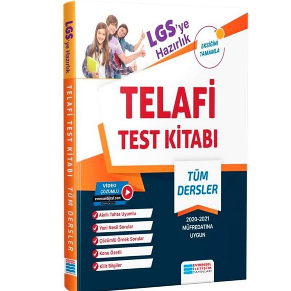 KolektifLGS Tüm DerslerLGS'ye Hazırlık Telafi Test Kitabı