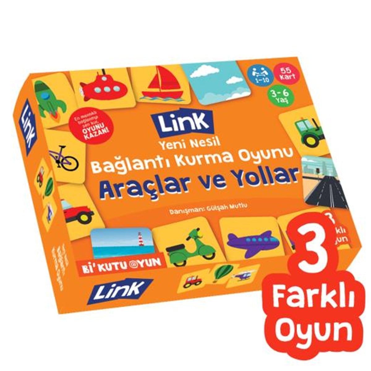 Bi Kutu Oyun YayıneviKarışık Kutu OyunlarıLink - Araçlar ve Yollar - Bağlantı Kurma Oyunu