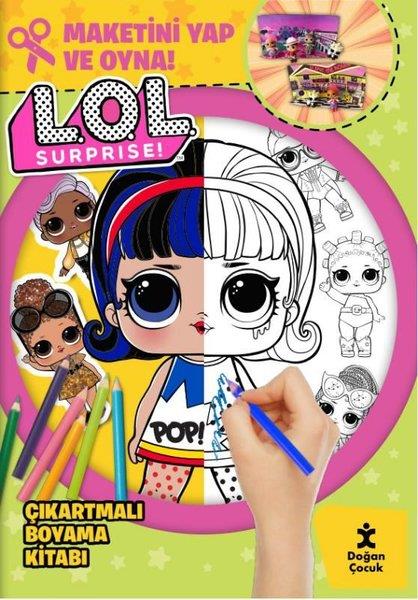 KolektifEgitim Etkinlik KitaplariLol Surprise! Çıkartmalı Boyama Kitabı - Maketini Yap ve Oyna!