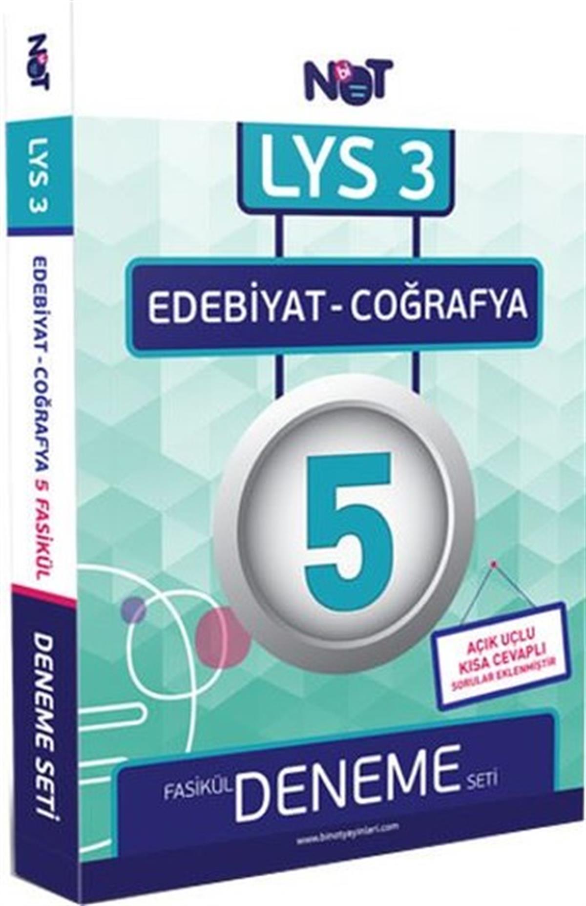 KolektifAlan Yeterlilik Testi (YKS-AYT)LYS 3 Edebiyat-Coğrafya 5 Deneme