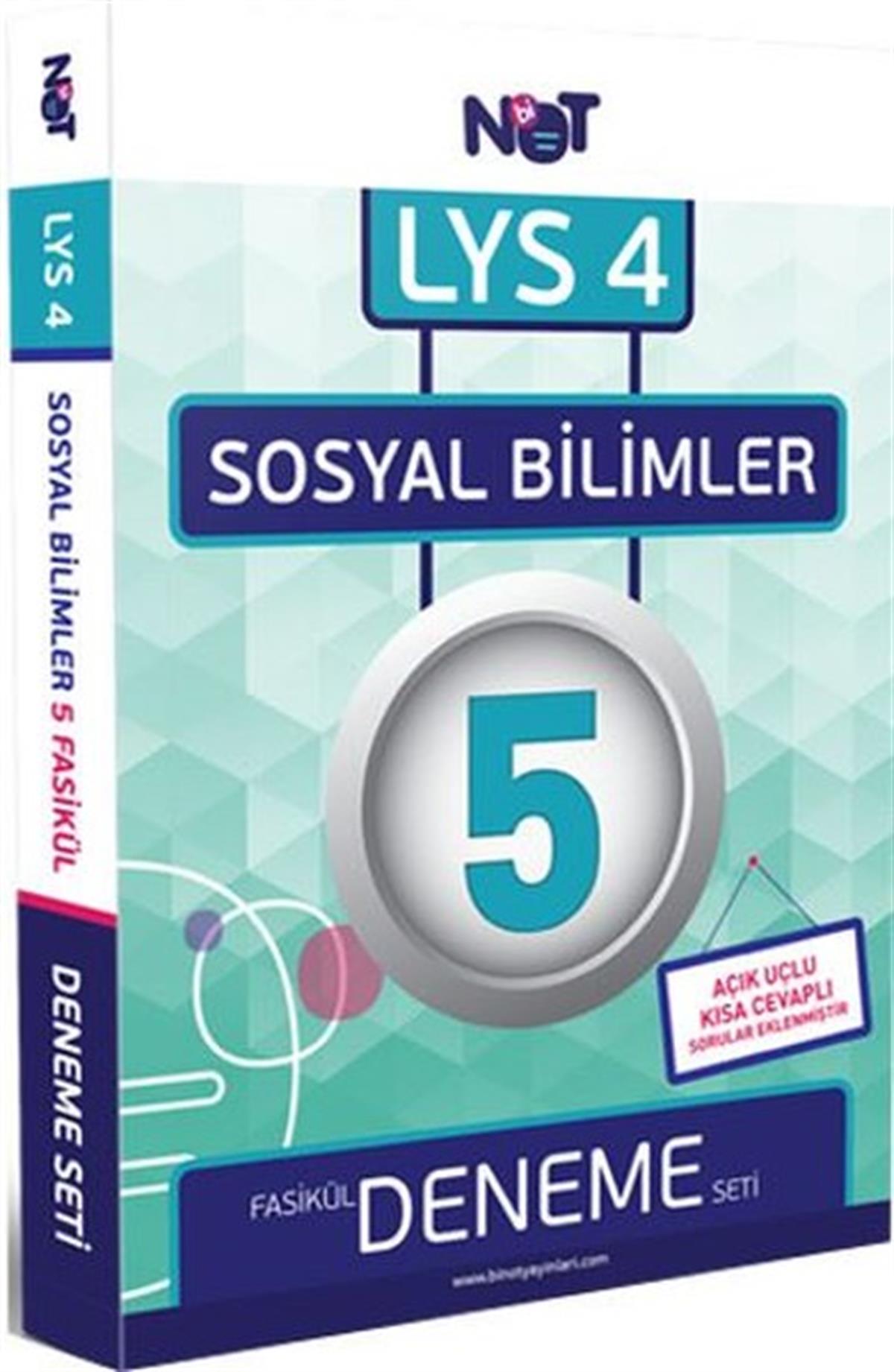 KolektifAlan Yeterlilik Testi (YKS-AYT)LYS 4 Sosyal Bilimler 5 Deneme