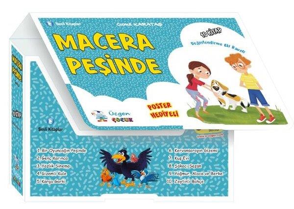 Cuma KarataşÇocuk Gençlik RomanlarıMacera Peşinde Seti - 10 Kitap Takım - Poster Hediyeli