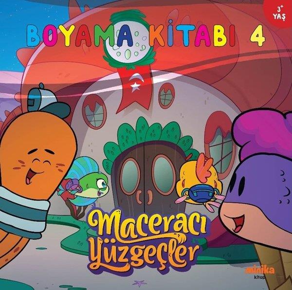 KolektifBoyama KitaplarıMaceracı Yüzgeçler Boyama Kitabı 4