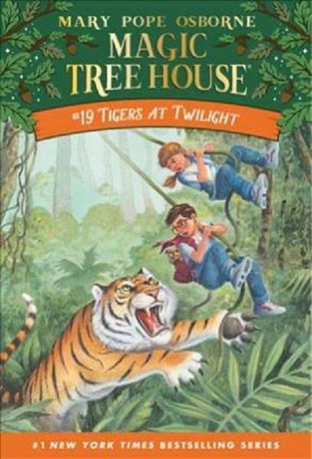 Mary Pope OsborneChildren InterestMagic Tree House 19 Tigers At Twilight