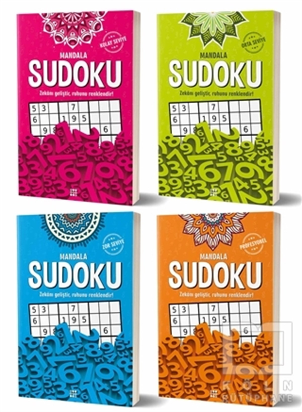 Mandala Sudoku Seti - 4 Kitap Takım