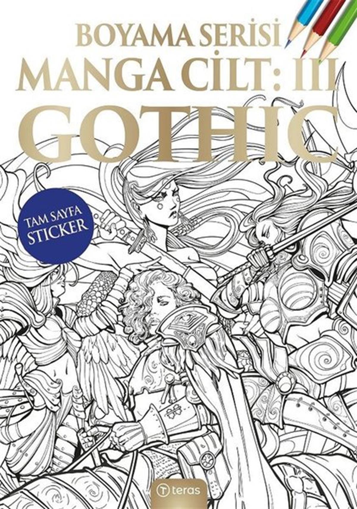 KolektifDiğerManga Boyama Cilt 3 - Gothic