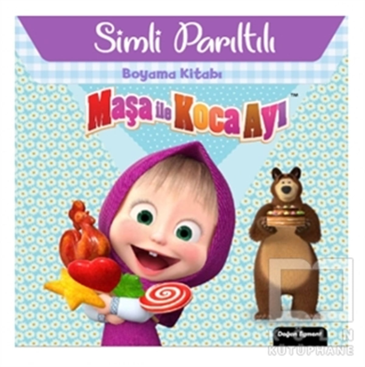 KolektifBoyama KitaplarıMaşa İle Koca Ayı - Simli Parıltılı Boyama Kitabı