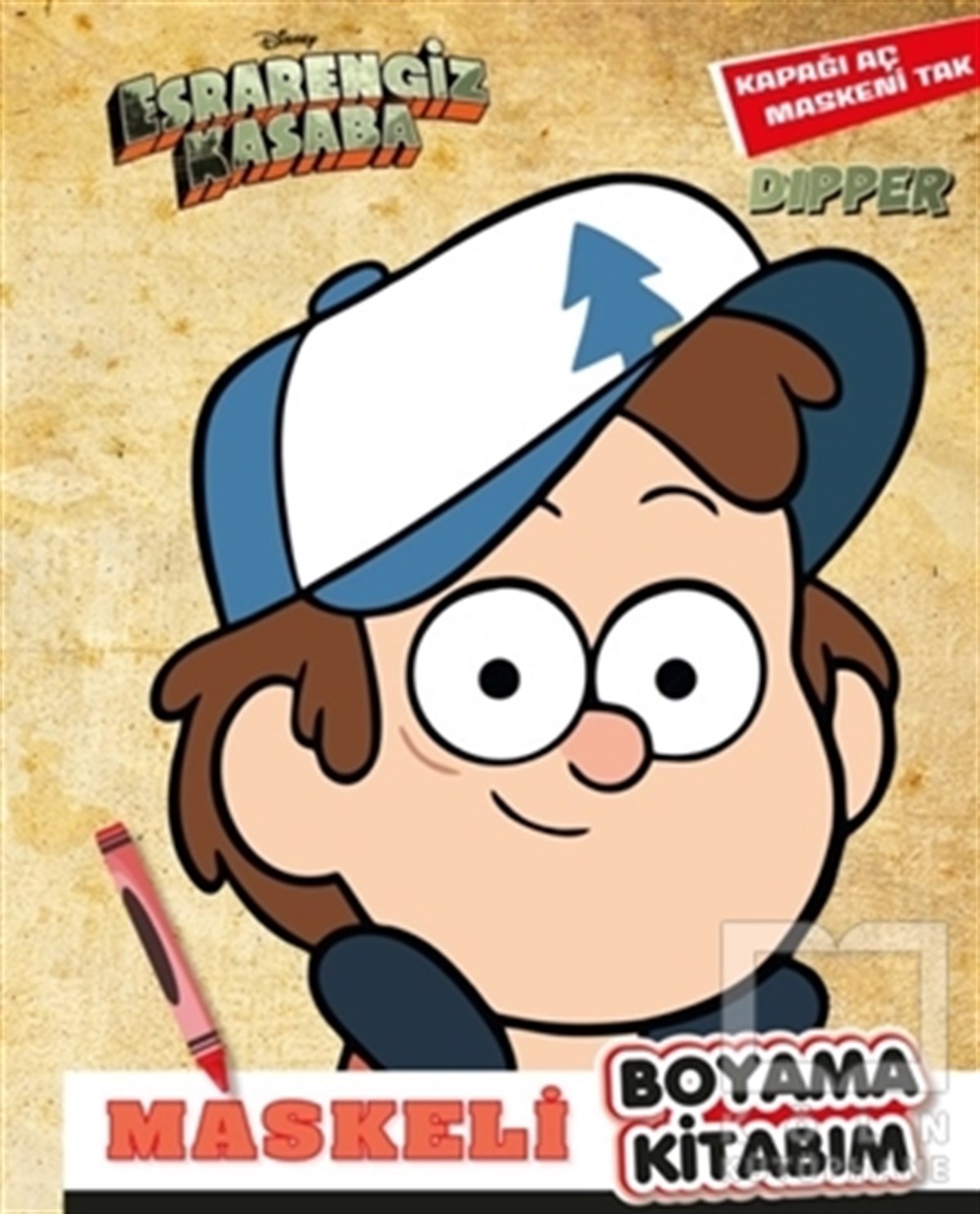 KolektifMalbücherMaskeli Boyama Kitabım Dipper - Esrarengiz Kasaba