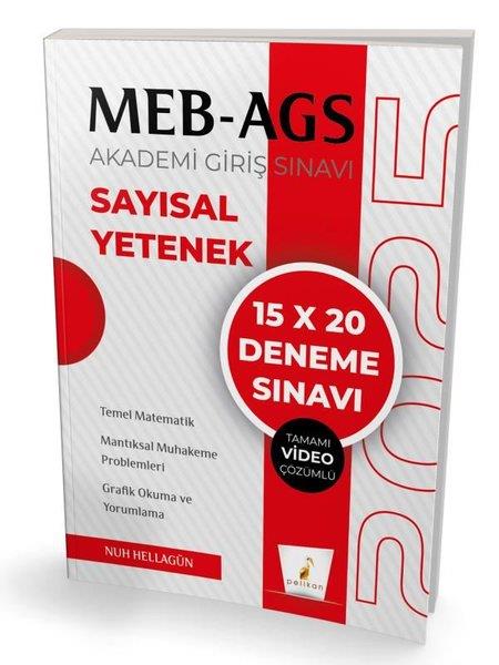 Nuh HellagünDiger Sinavlara HazirlikMEB - AGS Hazırlık Sayısal Yetenek 15 x 20 Tamamı Video Çözümlü Deneme Sınavı