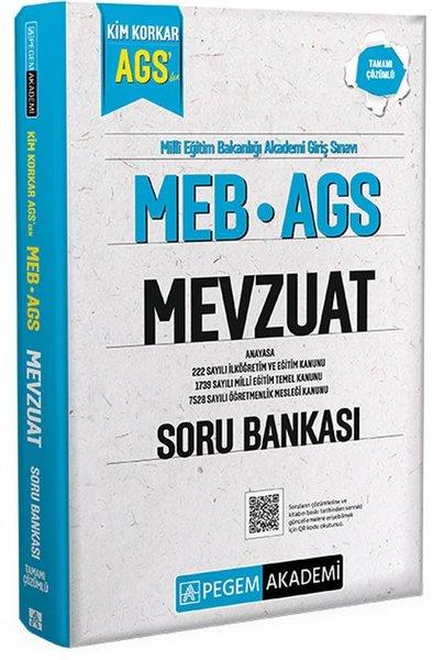 KolektifDiger Sinavlara HazirlikMEB AGS Kim Korkar Mevzuat Soru Bankası Anayasa 222 Sayılı İlköğretim ve Eğitim Kanunu 1739 Sayılı M