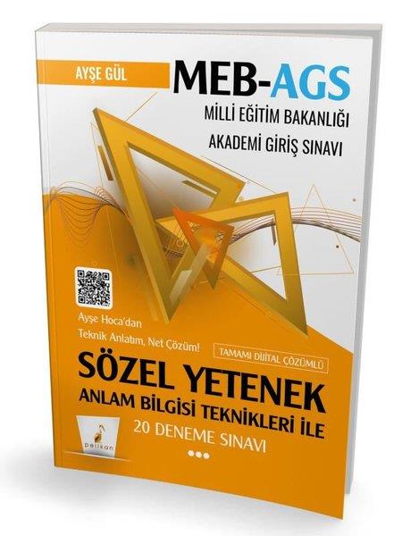Ayşe GülDiger Sinavlara HazirlikMEB AGS Milli Eğitim Bakanlığı Akademi Giriş Sınavı - Sözel Yetenek Anlam Bilgisi Teknikleri İle 20