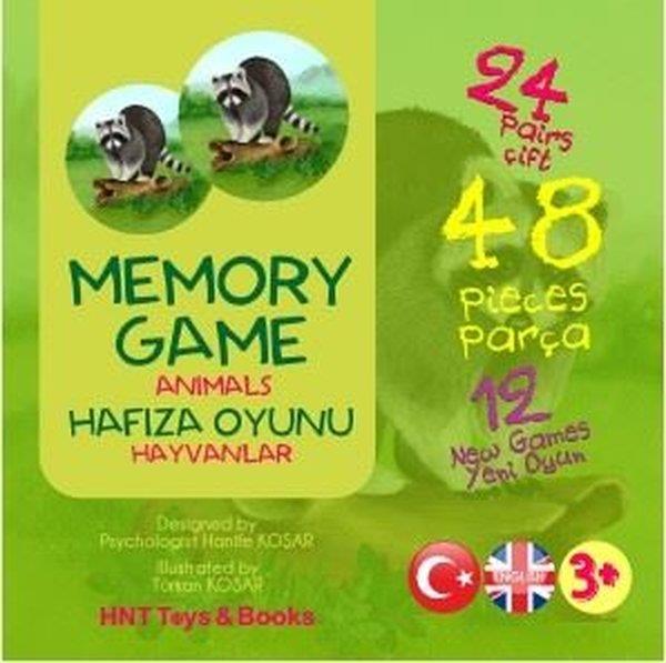 KolektifEgitim Etkinlik KitaplariMemory Game Animals Hafıza Oyunu - Hayvanlar