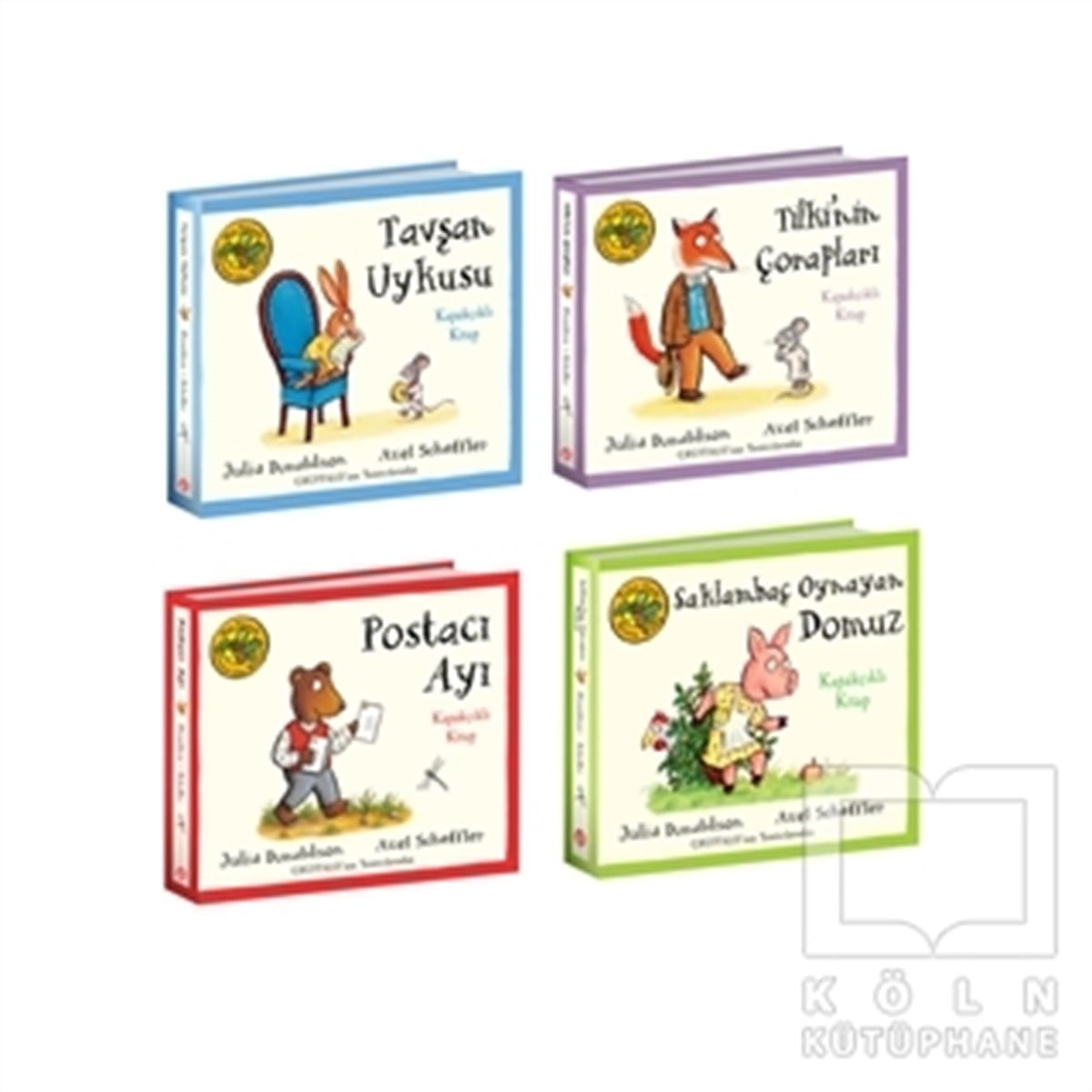 Julia DonaldsonOkul Öncesi Çocuk KitaplarıMeşe Palamudu Ormanı’ndan Hikayeler Set (4 Kitap Takım)