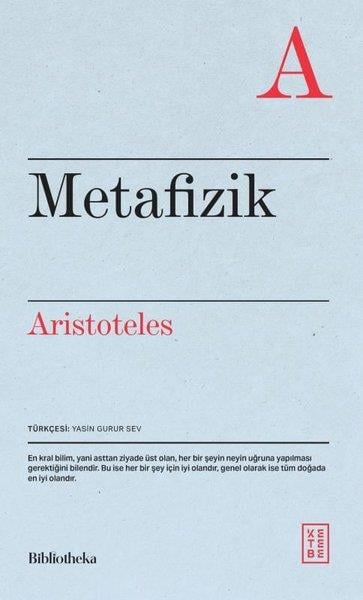 AristotelesFelsefe BilimiMetafizik